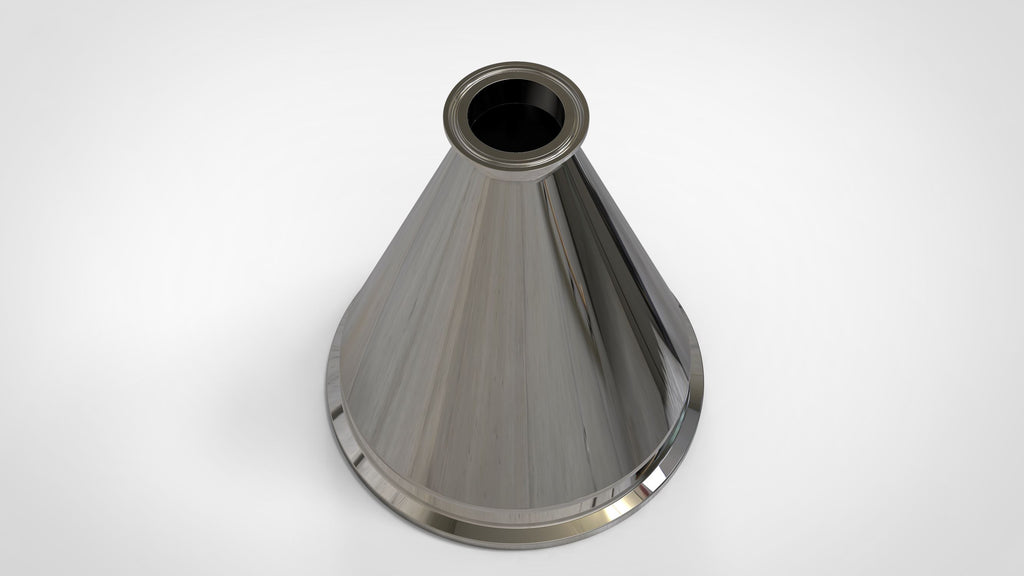 Concentric Reducer | Tri Clamp 6 in. x 1.5 in. - SS304 / 3A