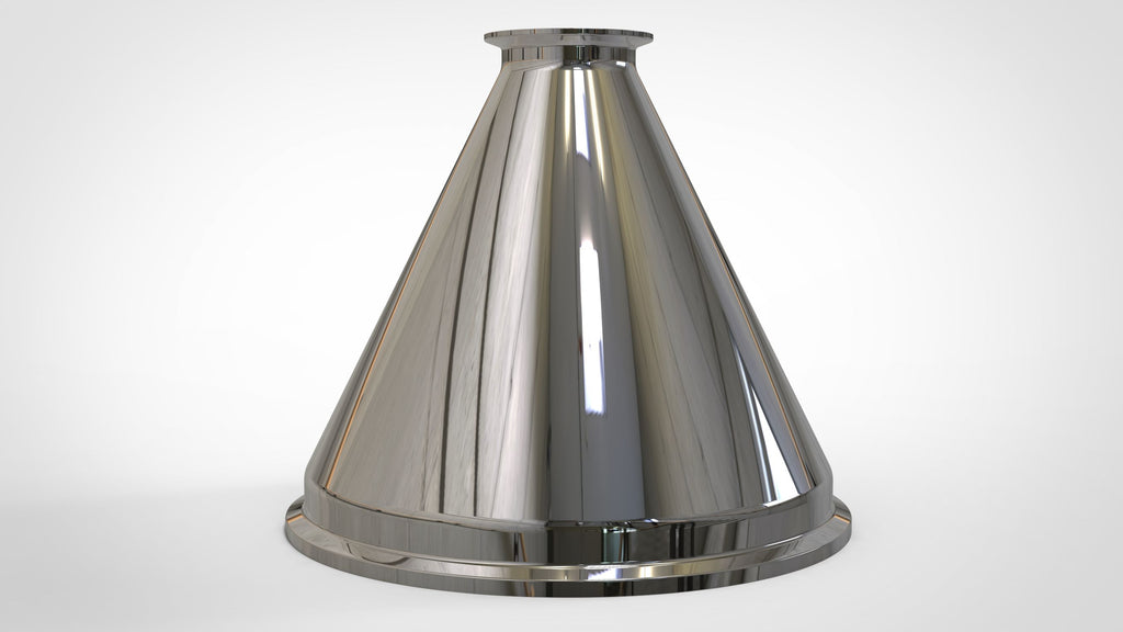 Concentric Reducer | Tri Clamp 8 in. x 2 in. - SS304 / 3A