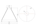Concentric Reducer | Tri Clamp 8 in. x 2 in. - SS304 / 3A
