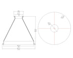 Concentric Reducer | Tri Clamp 8 in. x 2 in. - SS304 / 3A