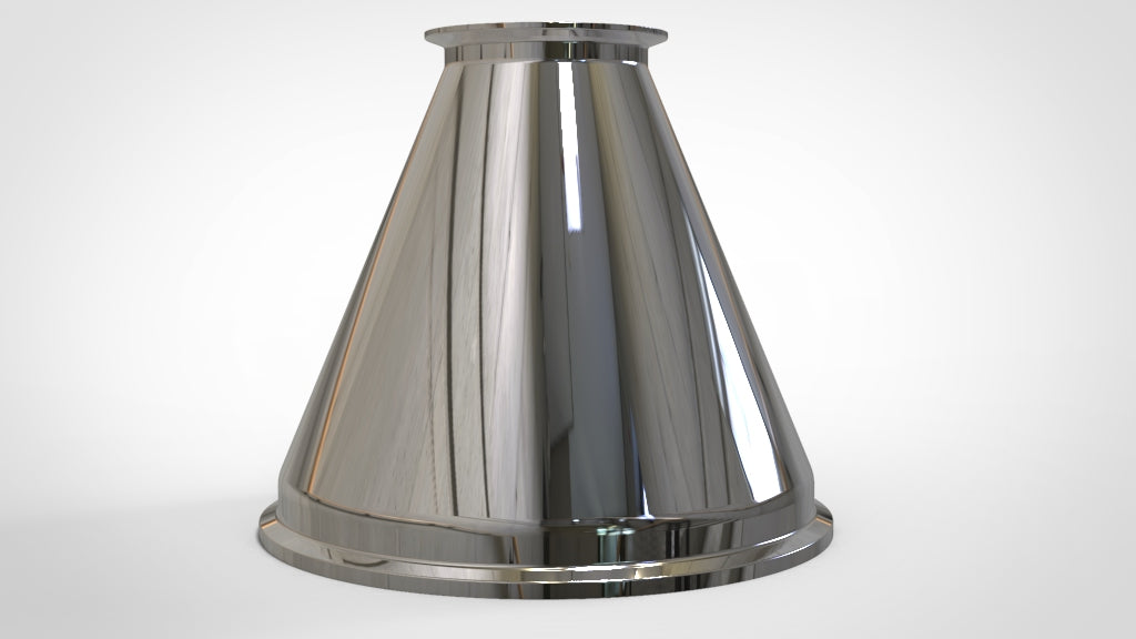 Concentric Reducer | Tri Clamp 10 in. x 3 in. - SS304 / 3A