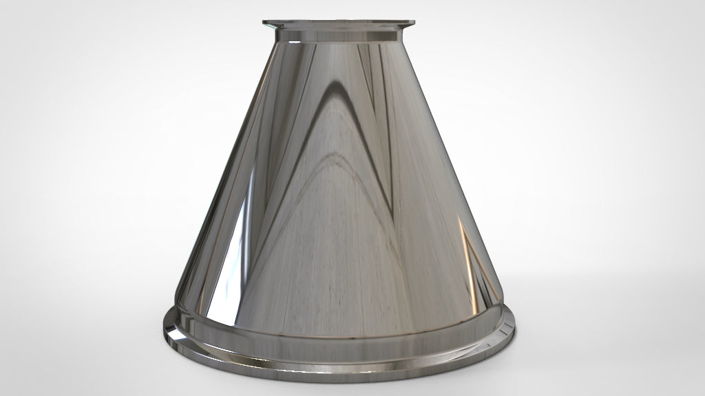 Concentric Reducer | Tri Clamp 10 in. x 3 in. - SS304 / 3A