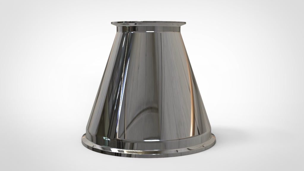 Concentric Reducer | Tri Clamp 8 in. x 4 in. - SS304 / 3A