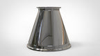 Concentric Reducer | Tri Clamp 8 in. x 4 in. - SS304 / 3A