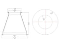 Concentric Reducer | Tri Clamp 8 in. x 4 in. - SS304 / 3A
