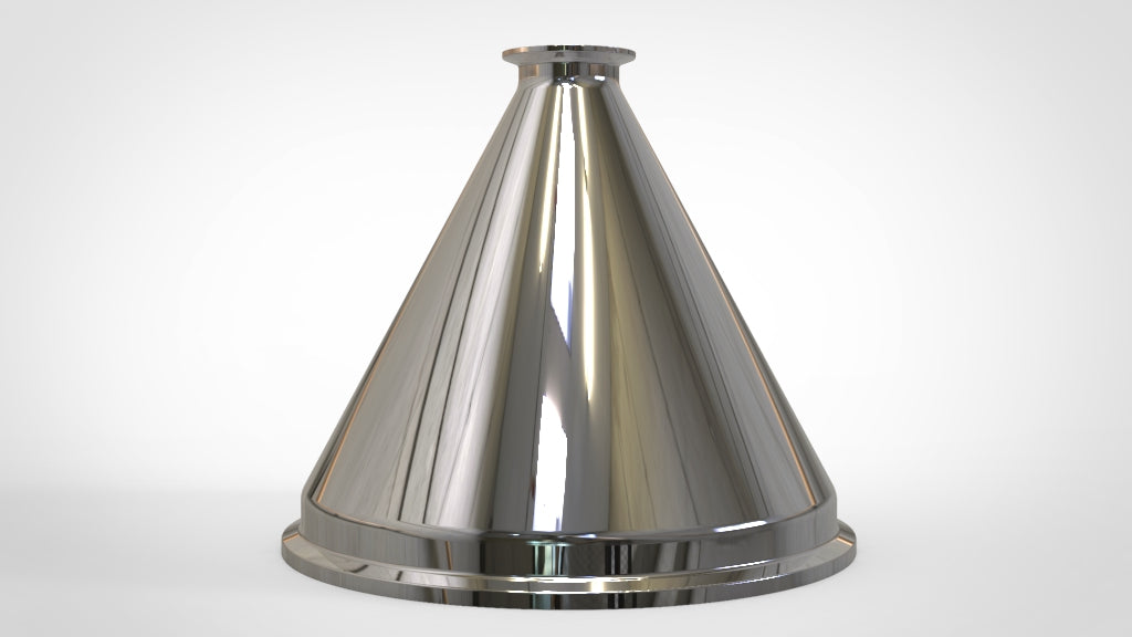 Concentric Reducer | Tri Clamp 10 in. x 1.5 in. - SS304 / 3A
