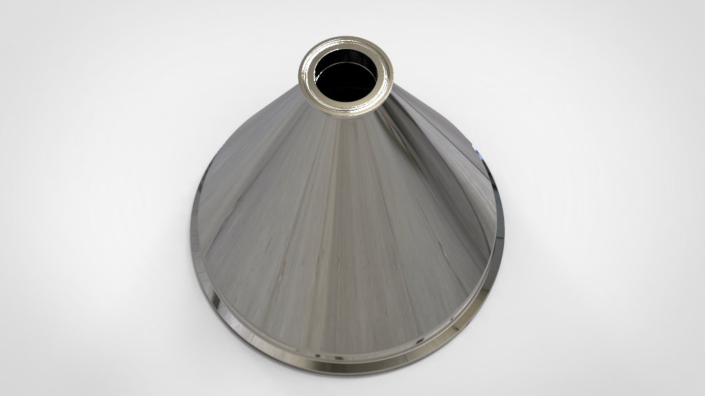 Concentric Reducer | Tri Clamp 10 in. x 1.5 in. - SS304 / 3A