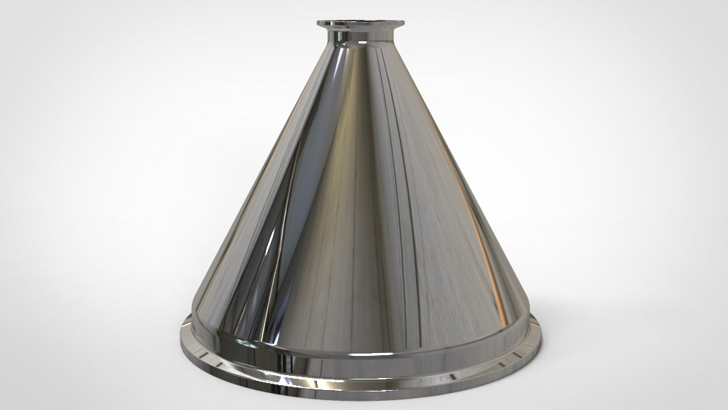 Concentric Reducer | Tri Clamp 8 in. x 1.5 in. - SS304 / 3A