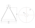 Concentric Reducer | Tri Clamp 8 in. x 1.5 in. - SS304 / 3A