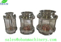 1.5"/2"/2.5"/3"/4" Glass Reflux Column Section with Copper Bubble Plate
