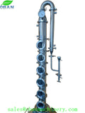 4 inch 6plates Stainless Reflux Column with Copper Bubble Plates
