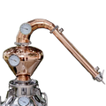4 inch Copper Pot Still with Helmet for Whiskey, Brandy