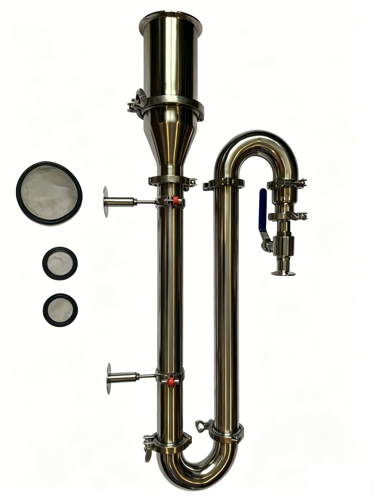 Stainless steel carbon filter / Charcoal filter for alcohol distillation