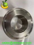End Cap Reducer | Tri Clamp 2 in. x2.5 in.| 2 in. x 3 in.| 2 in. x 4/6/8/10/12 in.- SS304 [minor scratches]