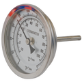 Dial Thermometer 1/2" NPT For Brewing, Distilling