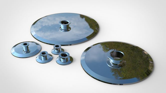 End Cap Reducer | Tri Clamp 2 in. x KF25. - SS304 / 3A