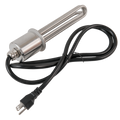 Electric Heating Element with Cord and Plug 2" Tri Clamp 220 Volt / 110 Volt