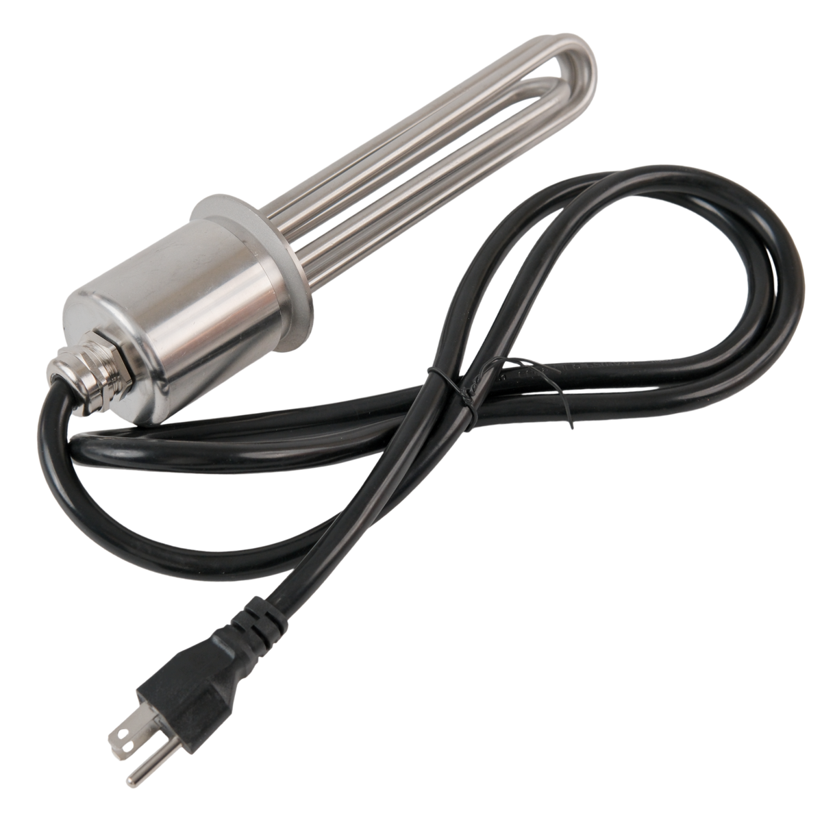 Electric Heating Element with Cord and Plug 2" Tri Clamp 220 Volt / 110 Volt